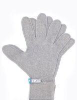 Gloves for men with neurodermatitis - grey L