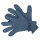 Gloves for girls with neurodermatitis - jeans blue XS (5 - 10 years)