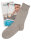 Socks for men with neurodermatitis and diabetes - grey 35-38