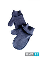 Gloves / mittens for babies with neurodermatitis - jeans blue 86/92
