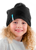 EMF Protection Girls Hat - black Gr. 2 (158-164)