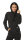 EMF Protection Womens Long-sleeved hooded Shirt - black 40/42