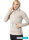 EMF Protection Mens Long-sleeved hooded Shirt - beige 58/60