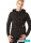 EMF Protection Mens Long-sleeved hooded Shirt - black 46/48
