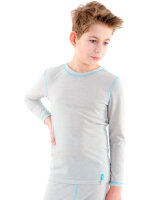 EMF Protection Boys Long-sleeved Shirt- beige 110/116