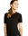 EMF Protection Womens Short-sleeved Raglan Shirt - black 32/34