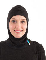 Strahlenschutz Schalmütze für Damen - schwarz