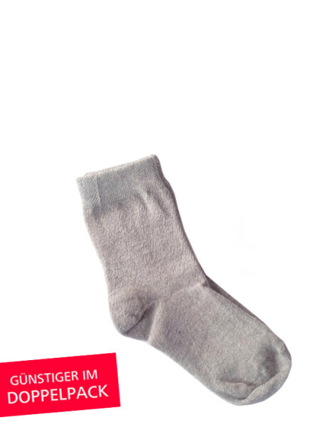 Strahlenschutz Socken für Babys - grau - Doppelpack
