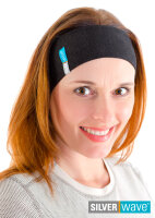 Strahlenschutz Stirnband für Damen - schwarz