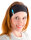 Strahlenschutz Stirnband für Damen - schwarz