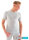 Strahlenschutz V-Neck Kurzarm-Shirt für Herren - beige