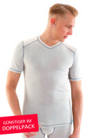 Strahlenschutz V-Neck Kurzarm-Shirt für Herren -...