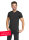 Strahlenschutz V-Neck Kurzarm-Shirt für Herren - schwarz - Doppelpack