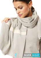 Strahlenschutz Schal für Damen 0,45 x 2,20 m - beige