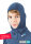 Schalmütze für Jungen mit Neurodermitis - Jeansblau - Doppelpack