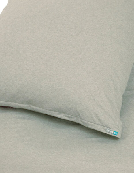 Pillowcase 80x80 - Silver25 - two-sided