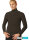 EMF Protection Mens Long sleeve Shirt with Stand-up collar - black