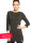 Strahlenschutz Langarm-Longshirt für Damen - schwarz - Doppelpack