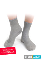 EMF Protection Mens Socks - grey - Pack of two 35-38