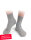Strahlenschutz Socken für Herren - grau - Doppelpack 35-38