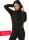 Strahlenschutz Langarm-Shirt mit Kapuze für Damen - schwarz - Doppelpack 48/50