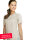 Strahlenschutz Raglan Kurzarm-Shirt für Damen - beige - Doppelpack 36/38